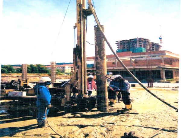 Micro Piling For The Palm Supermarket, Kinarut , Papar
