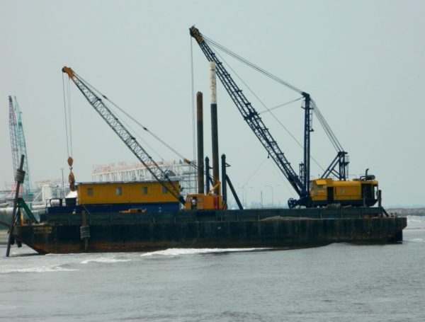 Kimanis Power Plant Sheet Pile Wall For Turbine Cooling Pipe At Sea